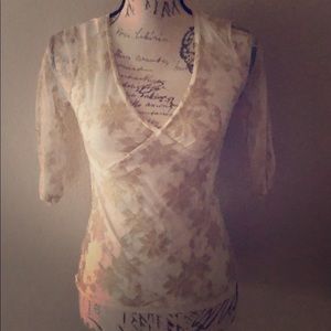 ❗️FINAL SLAE❗️ V-Neck Three Quarter Sleeved Top